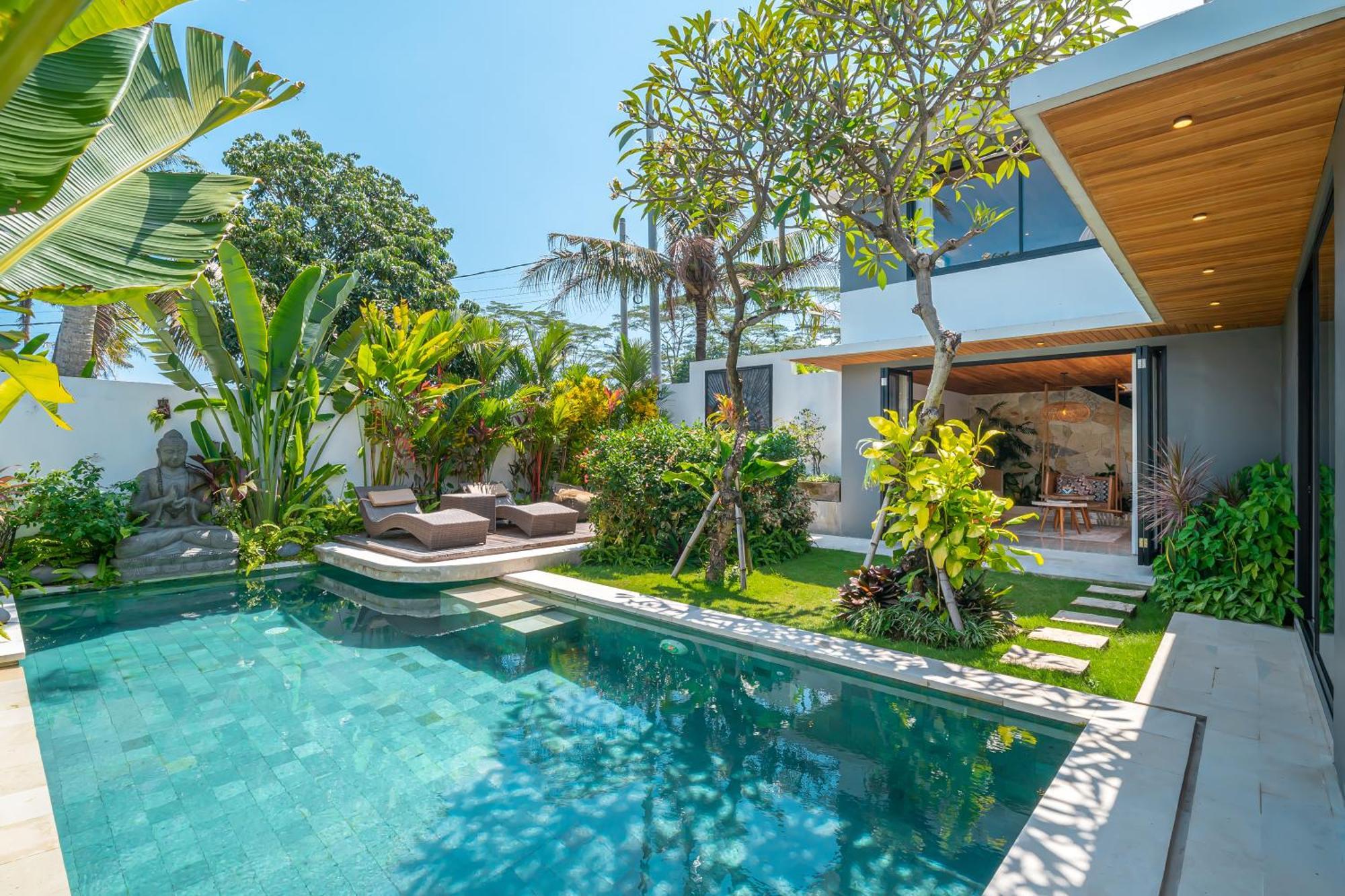 Villa Arunika - Stylish Tropical 2Br Villa Close To Nyanyi Beach! Selemadeg Eksteriør billede